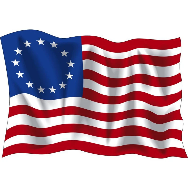 Американский Betsy Ross флаг 13 звезд США старинный lag полиэстер полоса украшение
