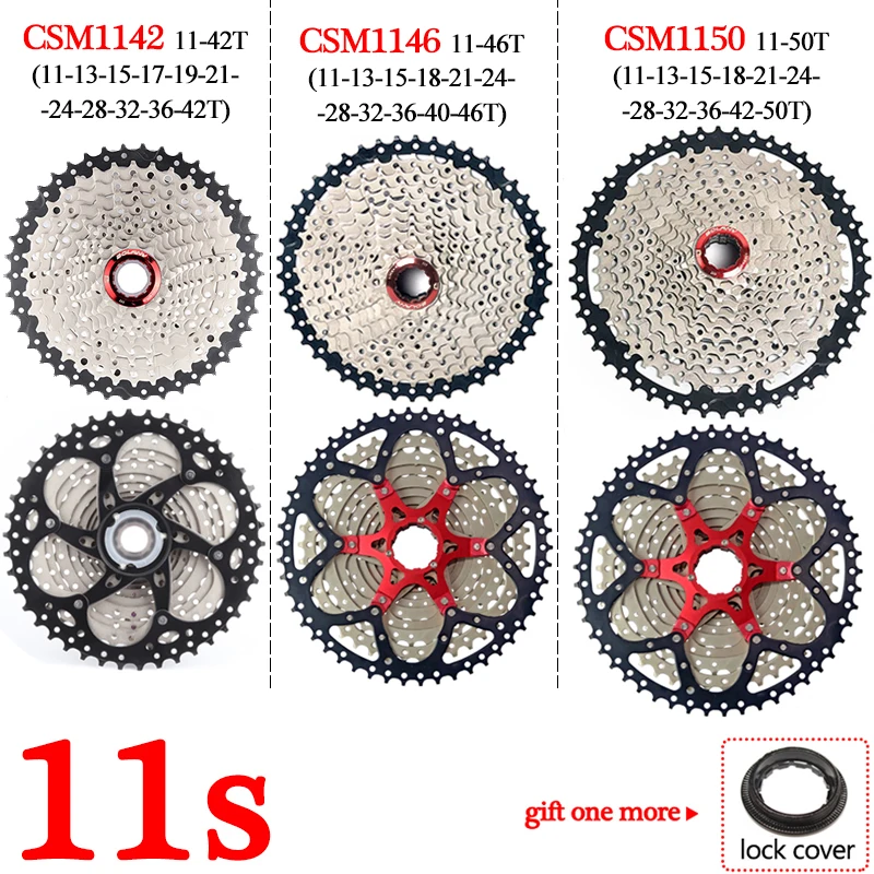 Кассета для горного велосипеда BOLANY 8s 9s 10s 11 скоростей детали 40/42/46/50T звездочка
