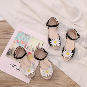 

Girls Sandals Children Summer Shoes Fashion Princess Shoes Open Toe Kids Sandals Soft Bottom Baby Beach Shoes Flowers Sandalias