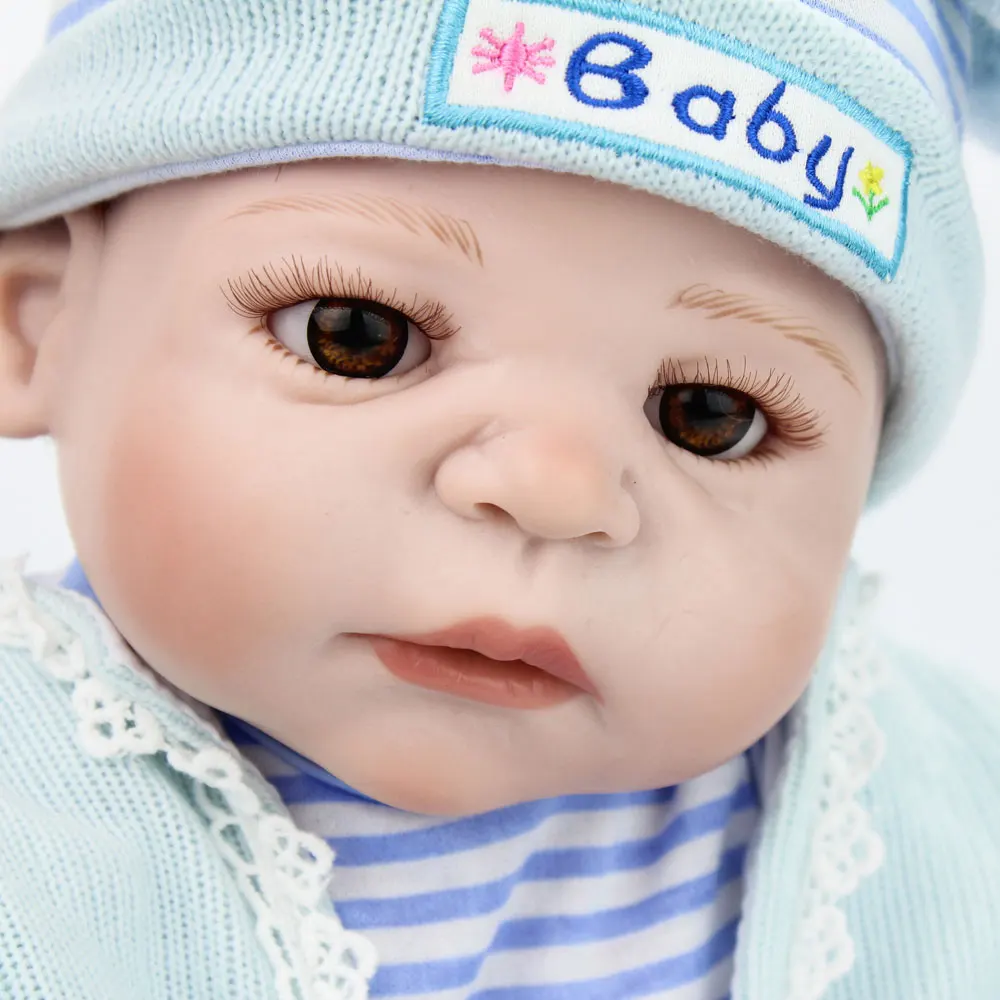 22 дюйма 55 см Прекрасный Reborn Baby Doll для всего тела, для детей, Мягкий силикон, Реалистичная кукла детские игрушки для детей, подарок на день рождения, сном Плейбой