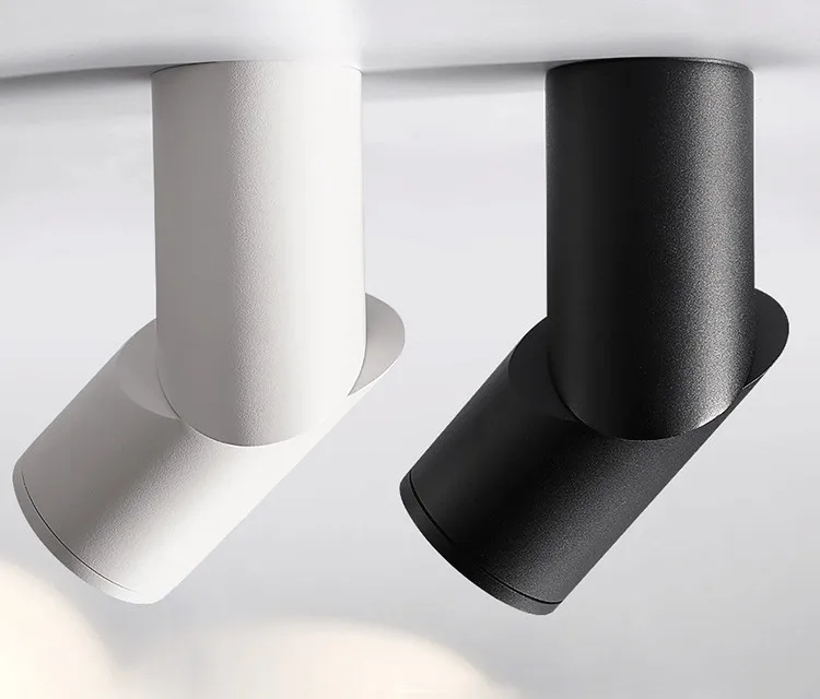 尊阁射灯明装LED吸顶式走廊069背景墙服装店天花照明灯无频闪筒灯-tmall_01