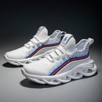 

Bounce Men Sneakers Spring Summer Outdoors Breathable Sports Running Shoes for Man Sport Used on Treadmill Mens Shoes