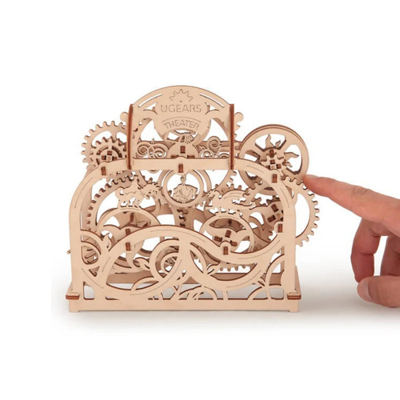 Saizhi DIY лазерная резка 3D механическая модель деревянная игра головоломка сборка игрушка подарок для детей Механическая Трансмиссия SZ4210