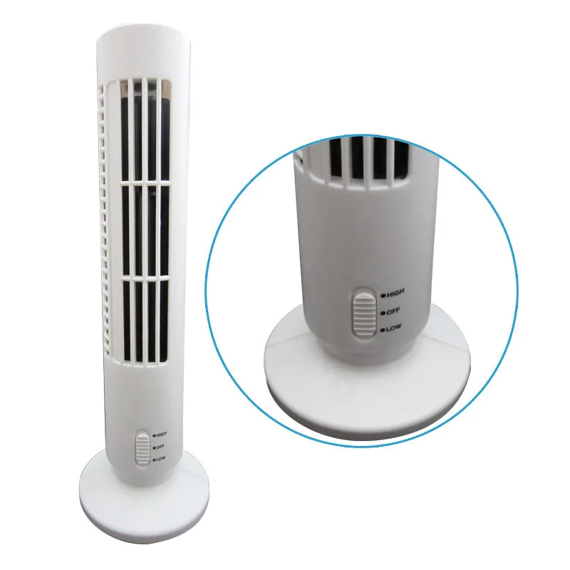 

SOURCE Factory Wholesale Retail USB Tower Mini Fan Air Conditioning Fan