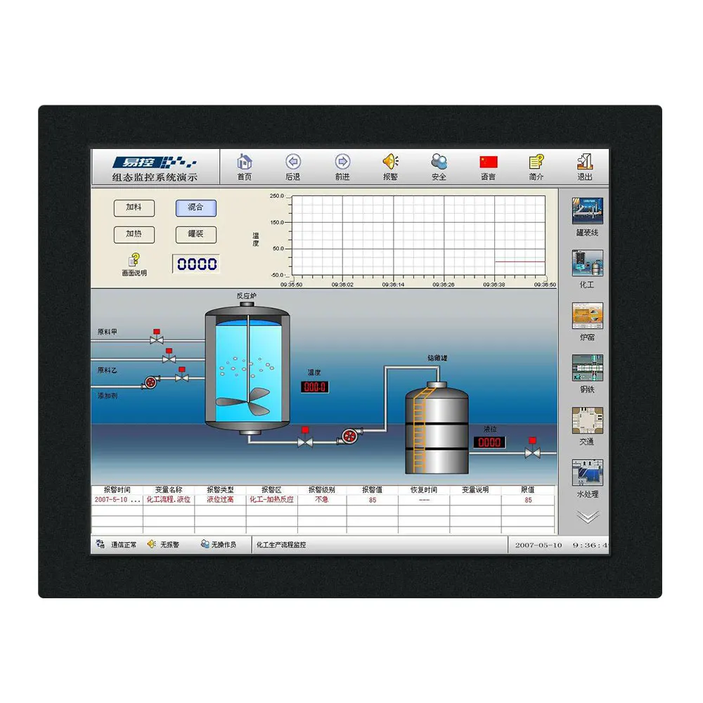 US $445.71 10 12 15 17 19 Inch Wifi Win7 Linux Industrial Computer Capacitive Touch Screen Core J1900 4G RAM Ssd 32g All In One PC