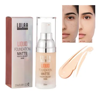 

30ml Face Liquid Foundation Makeup Base Cover Concealer Matte Longlasting Face Makeup Oil Control Brighten Women Cosmetic TSLM3