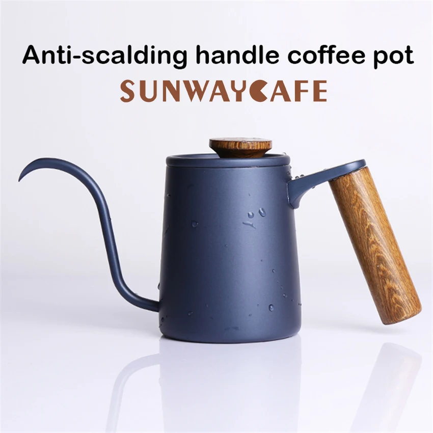 

350/600ML Long Narrow Spout Coffee Pot Gooseneck Kettle Stainless Steel Hand Drip Kettle Pour Over Tea Pot For Barista