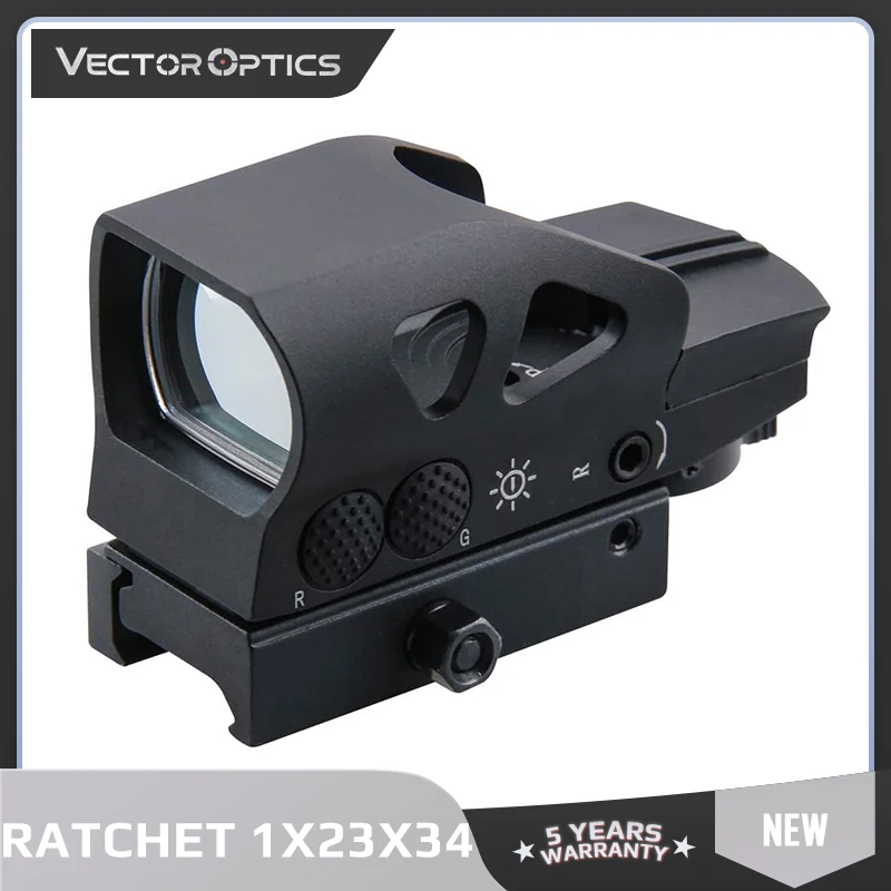 Векторный оптический трещотка 1X23X34 RED DOT SIGHT 4 Сетка прицел оружейный рефлексный