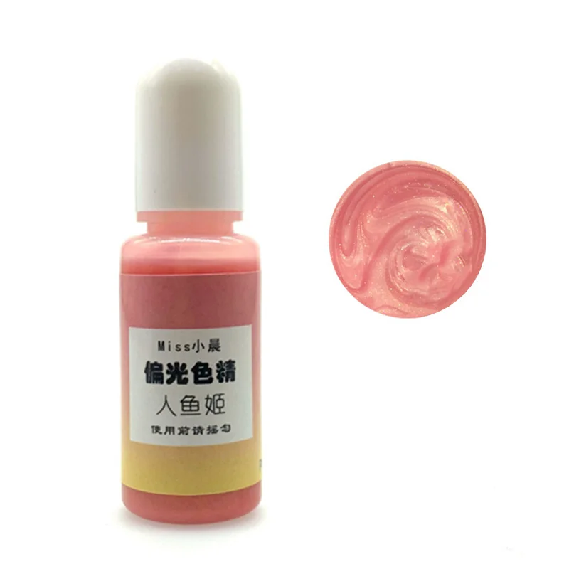 24 цвета Русалка кристалл эпоксидная смола УФ краска пигмент быстросохнущий клей