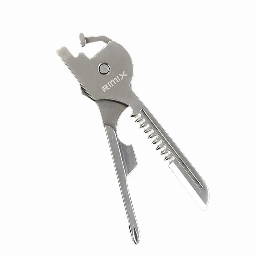 

Outdoor Creative Folding Portable Tool Knife Multi-function Keychain Knife Six-in-one Mini Tool