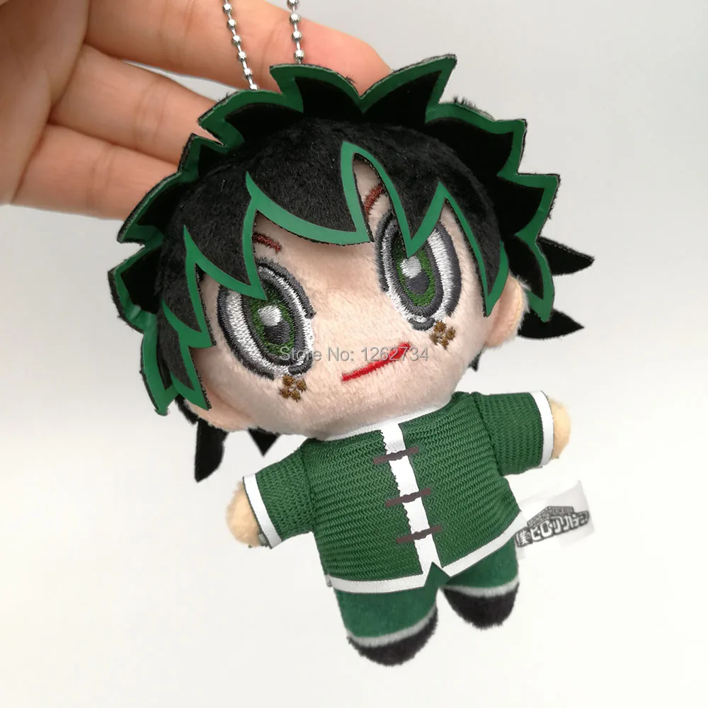 4-15 см My Hero Academy Bakugou Katsuki Todoroki Shoto Midoriya Izuku плюшевый брелок брошь значок с мешком фигурка игрушка TYQQ - Цвет: C Midoriya Izuku10cm