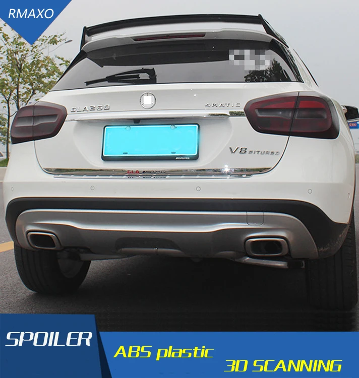 Спойлер для Benz GLA200 спойлер из АБС-пластика заднего крыла автомобиля GLA250 GLA45 2014-2017 |