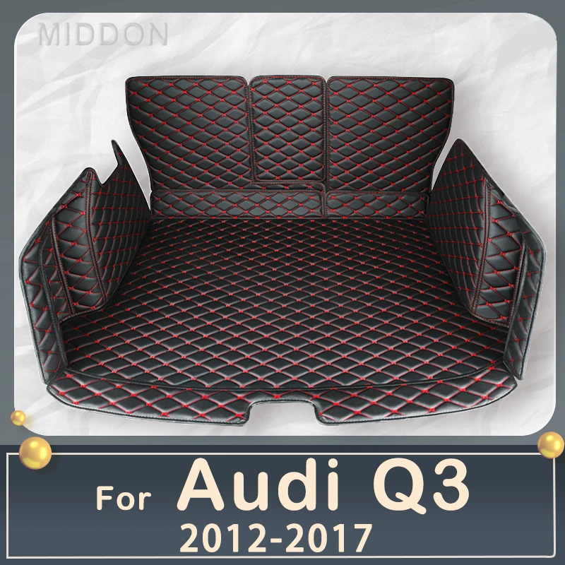 Car Trunk Mat For Audi Q3 2012 2013 2014 2015 2016 2017 Cargo Liner Carpet Interior Accessories
