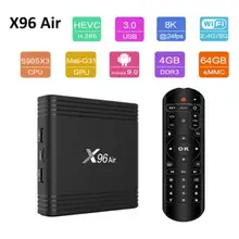 Presale X96 Air Smart TV Box Android 9.0 Amlogic S905X3 DDR4 4GB 32GB 64GB Android Tv Box X96Air 1080P 4K 60fps Set Top Box