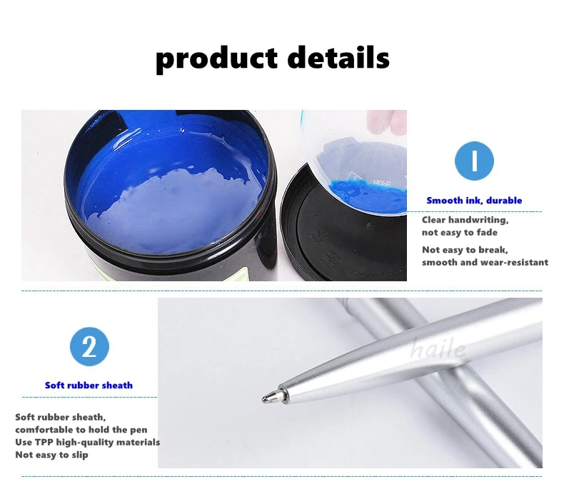 Haile Cute Novelty Invisible Ink Pen Ballpoint Pens School Office Supplies With Uv Light Secret Writing Ballpoin Pen Stationery