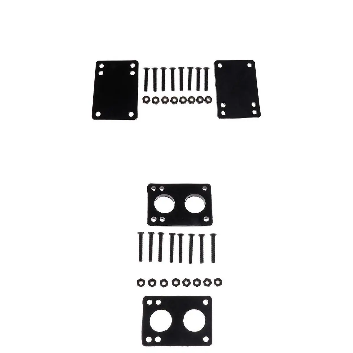 Skateboard Shock Riser Pads Longboard Hardware Screw Tool 3mm Pad+6mm Pad