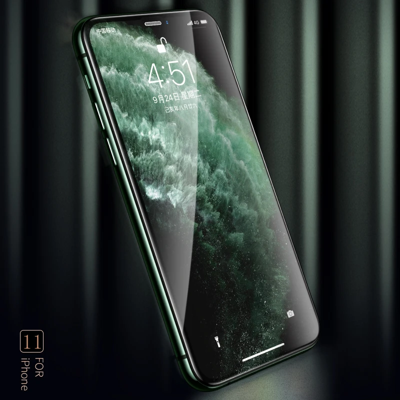 10D Полное стекло Защитная пленка для экрана для iphone 11 pro Max 6,5 5,8 горячее изогнутое Закаленное стекло протектор экрана для iphone 11 6,1