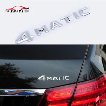

chromium styling decal accessory insignia Car exterior protection emblem Suitable for Mercedes-Benz 4MATIC four-wheel drive tail