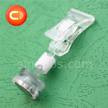 

Clip On Sign Holder With Magnetic Base, price tag display metal wall mounted rack shelf advertising card magnet stand pop clips