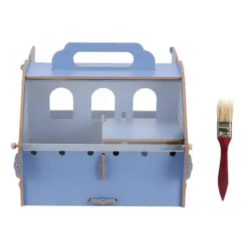 

New Hammock Cage Outdoor Portable Safe Carrying Wooden Hamster House Cage Pet Carrier Travel Accessory Pet Rabbit Hamster House