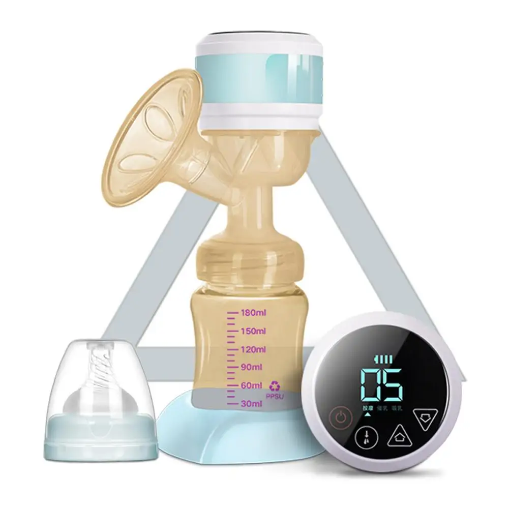 

Electric Breast Pump Mute Integrated Milk Extractor Manual Milking Machine Electric Impulse Milker Vacuum Pump For Mother