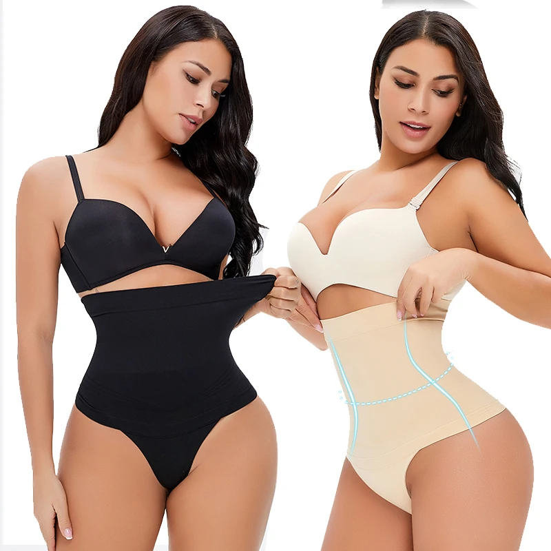 Tanga de cintura alta para mujer, ropa interior Sexy para adelgazar, envoltura de vientre plano, Control barriga, entrenador de - AliExpress Ropa interior y ropa de dormir