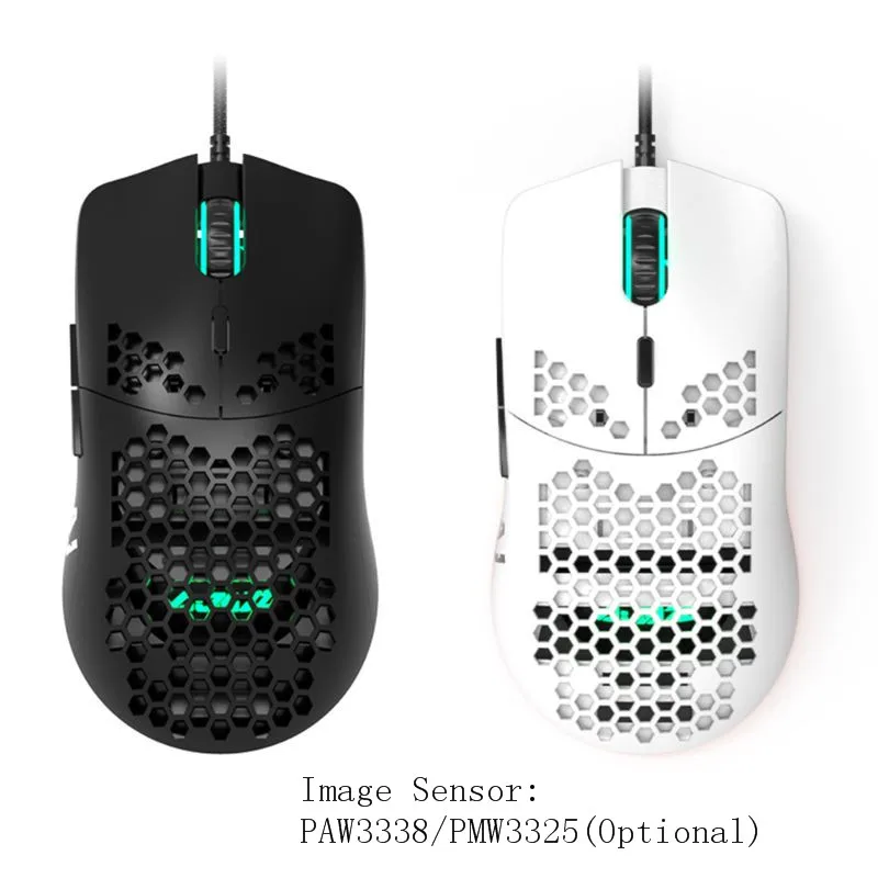 

Heijue AJ390 Lightweight Wired Hollow Hole Mouse E-sports Game Mouse office mouse