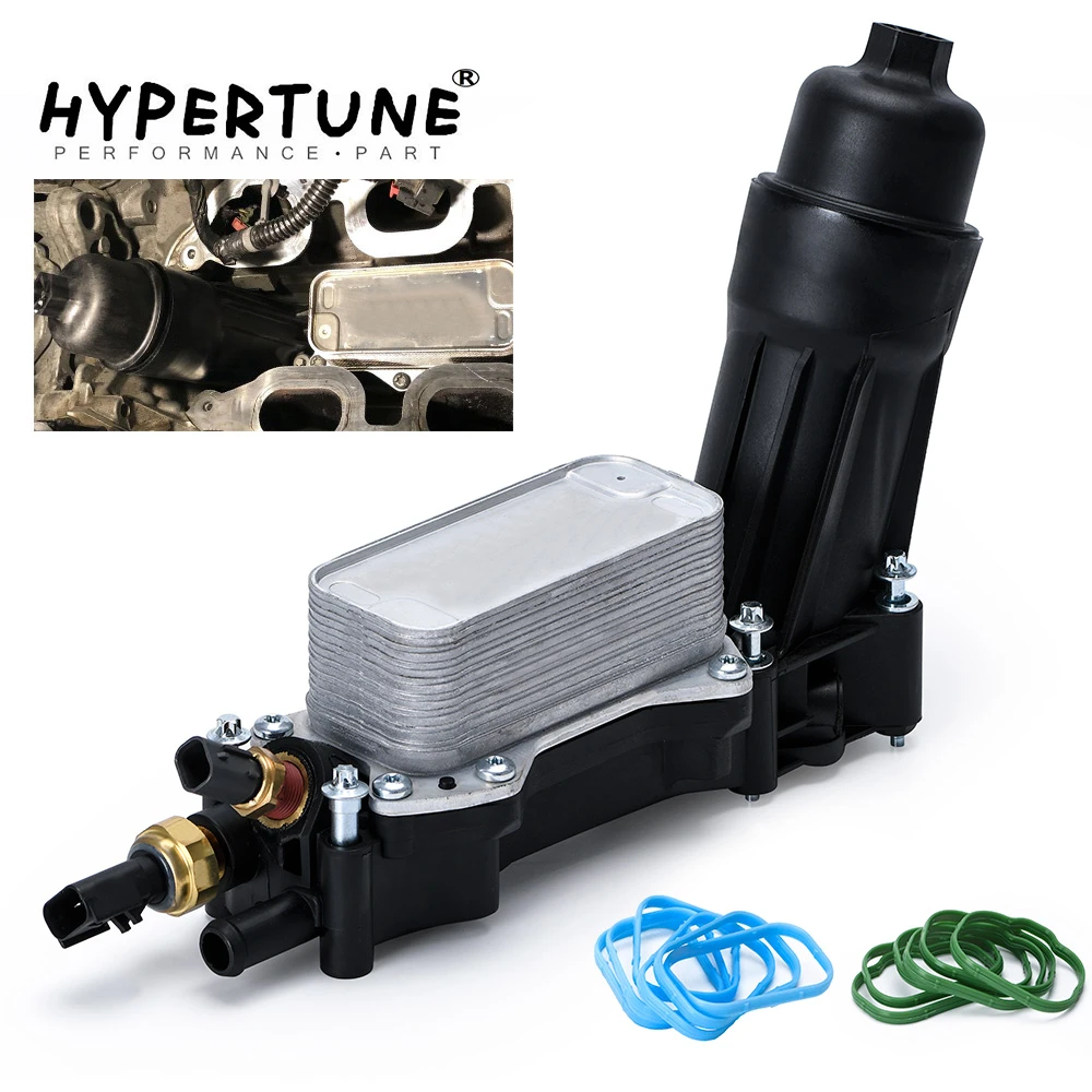 Kit of Engine Oil Cooler+Oil Filter W/Housing+Oil Pressure