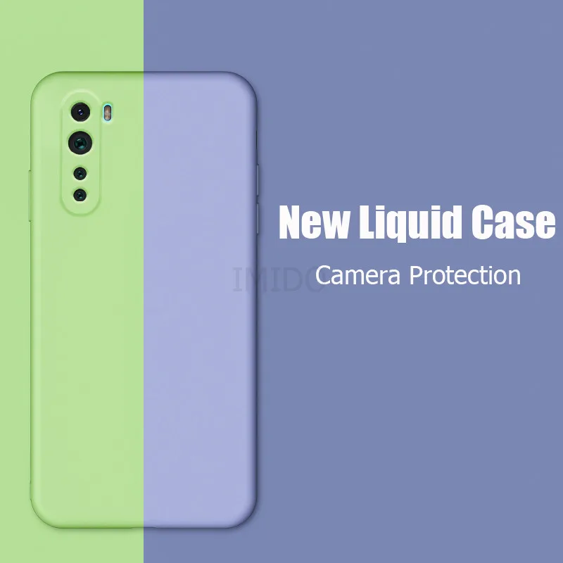 Чехол для OnePlus Nord новый жидкий силиконовый мягкий матовый защитный чехол камеры
