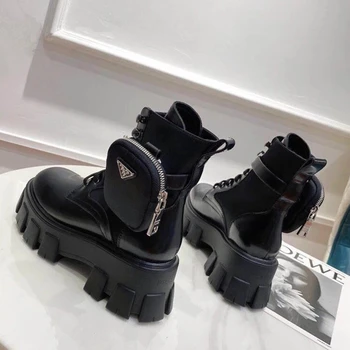 

High-quality Brand Women's Boots Spring 2020 Casual Platform High-top Designer Luxury Women's Shoes Sneakers Zapatos De Mujer