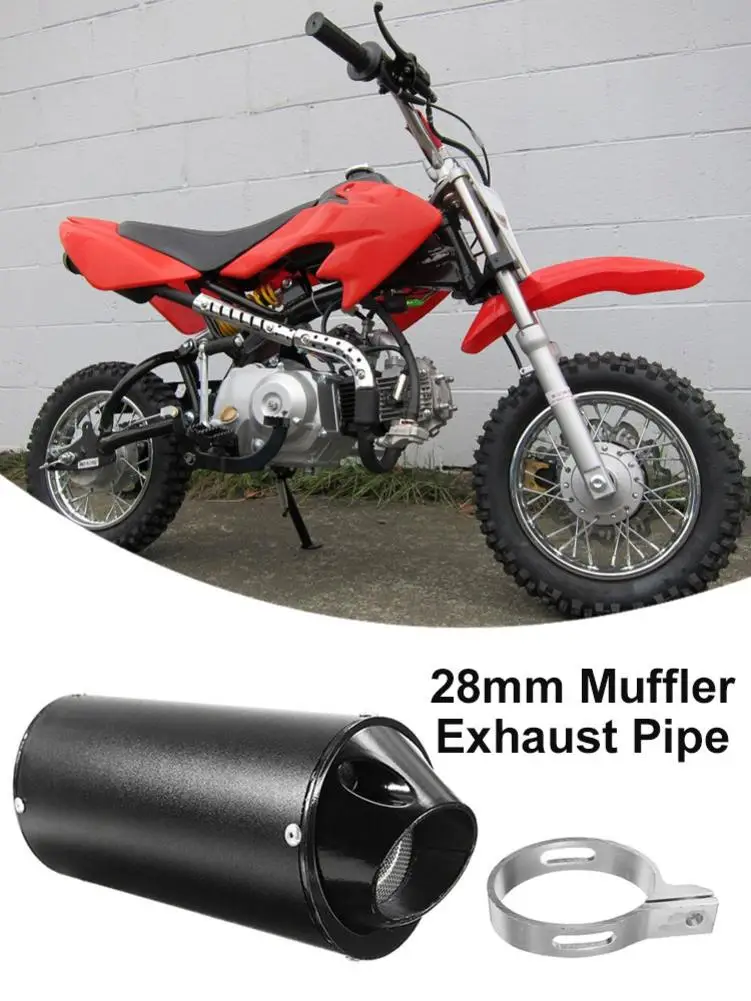 28 мм мотоциклетный глушитель шумоподавитель глушитель алюминиевый стальной глушитель