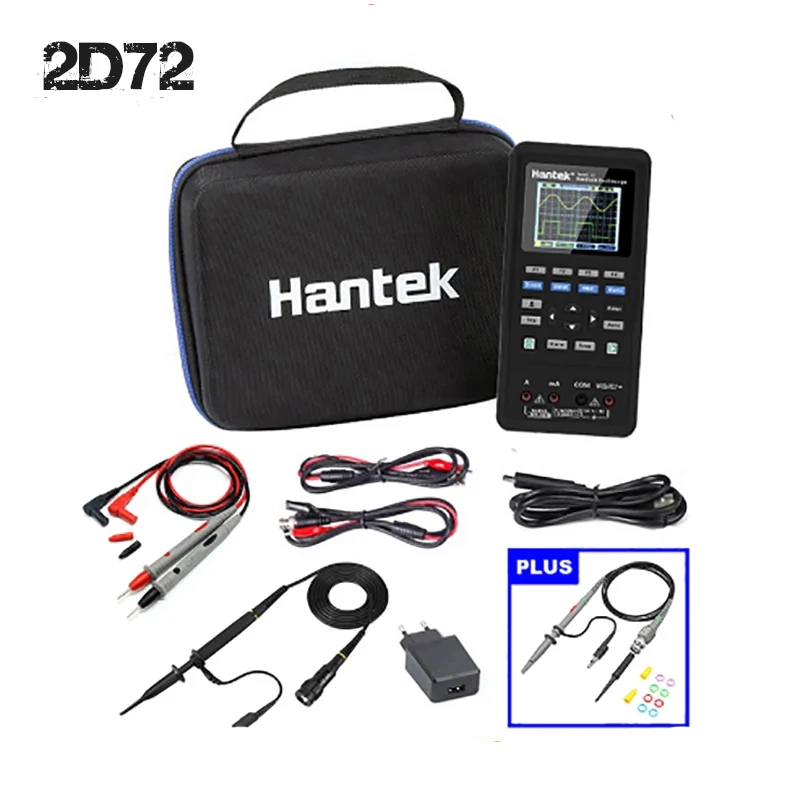 Hantek 2C42 2D72 2C72 Мини Ручной осциллограф мультиметр тестер Портативный Multitester USB