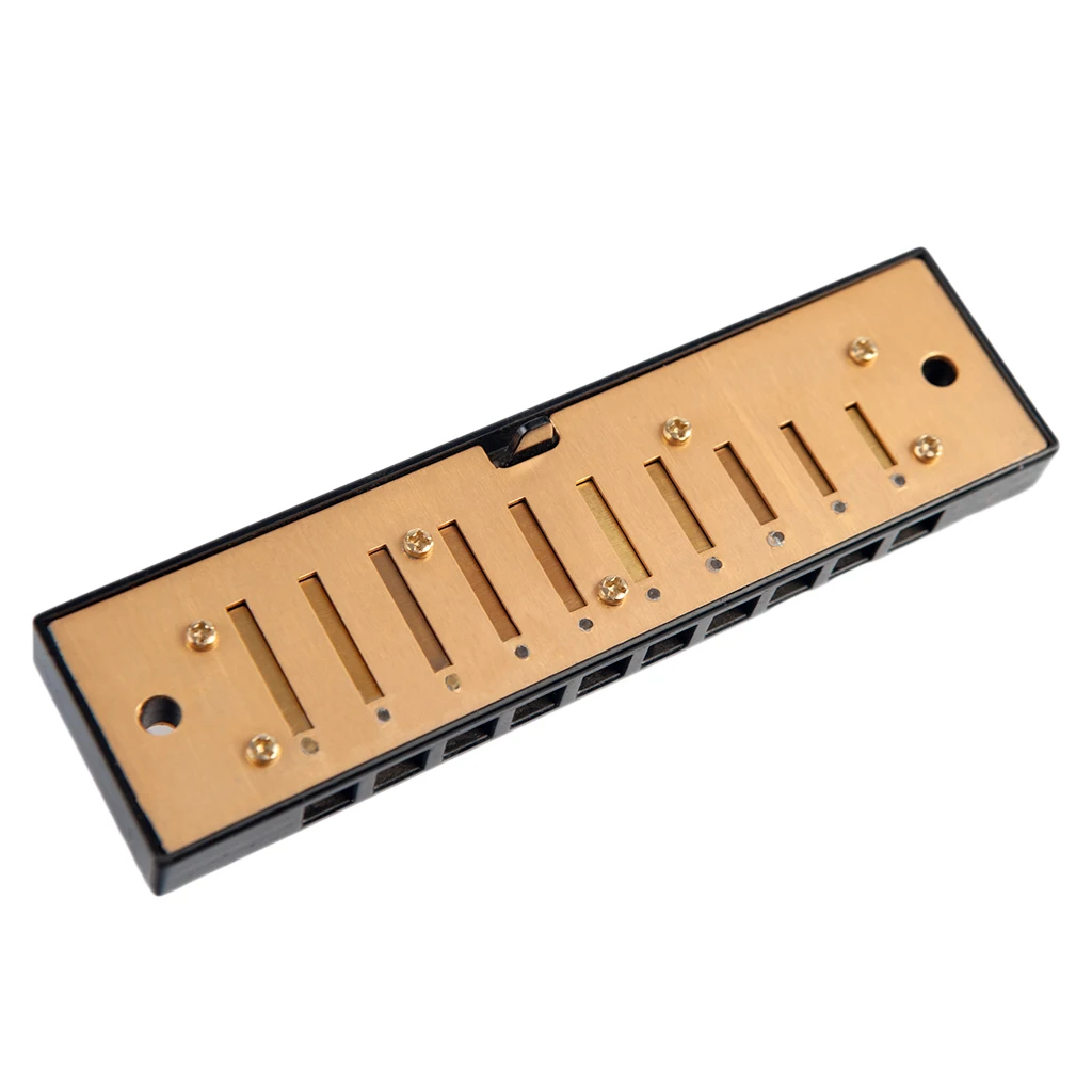 10 Hole Harmonica Comb With Reeds Set C Key For All Styles Of Music Harmonica Part Woodwind Instruments