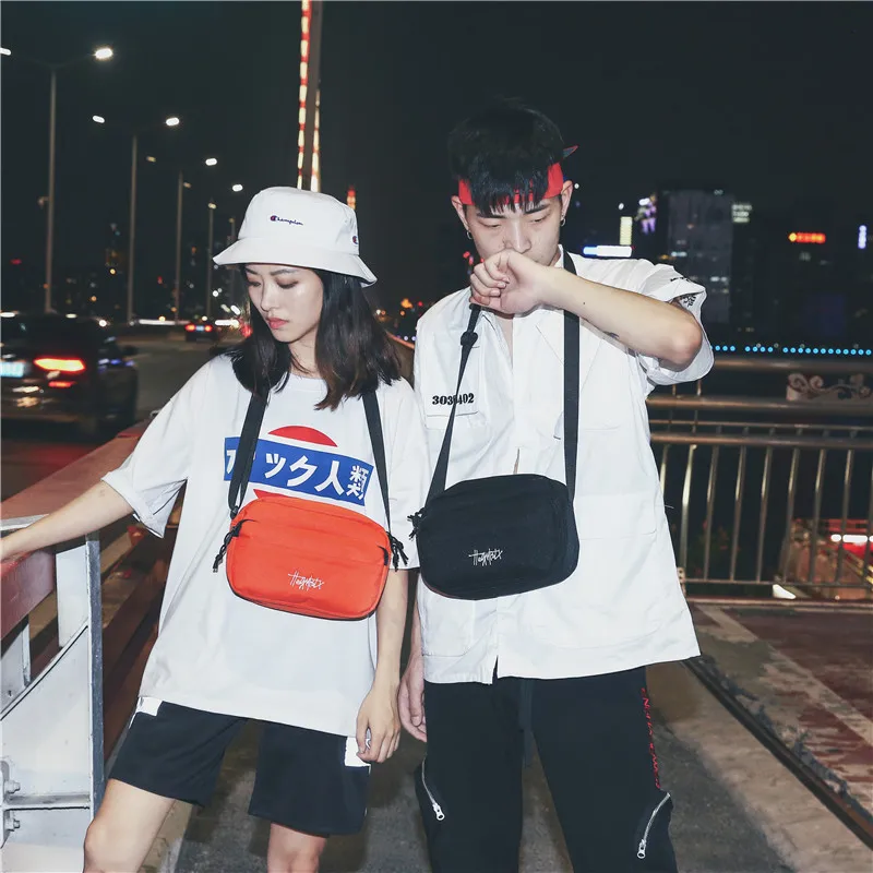 

New Unisex Women Men Casual Bag Sling Chest Pack Fashion Solid Travel Canvas Sports Crossbody Outdoor Mini Handbag