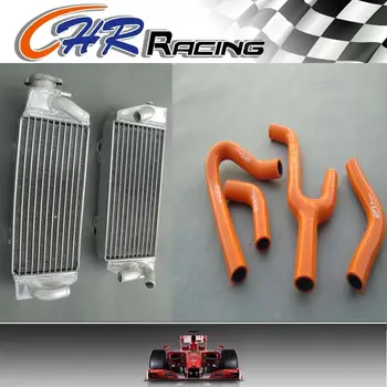 

For KTM 250/300/380 SX/EXC/MXC 1998-2003 1999 2000 2001 2002 L&R Aluminum radiator & Hose