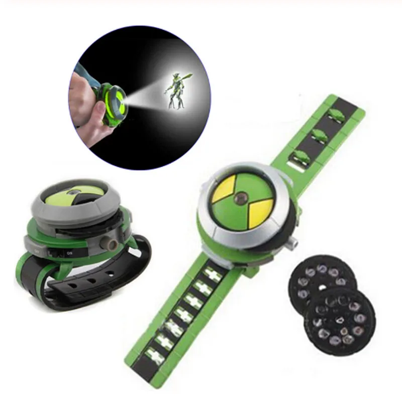 Omnitrix часы детский проектор Японская Игрушка Ben10 средней поддержки| |