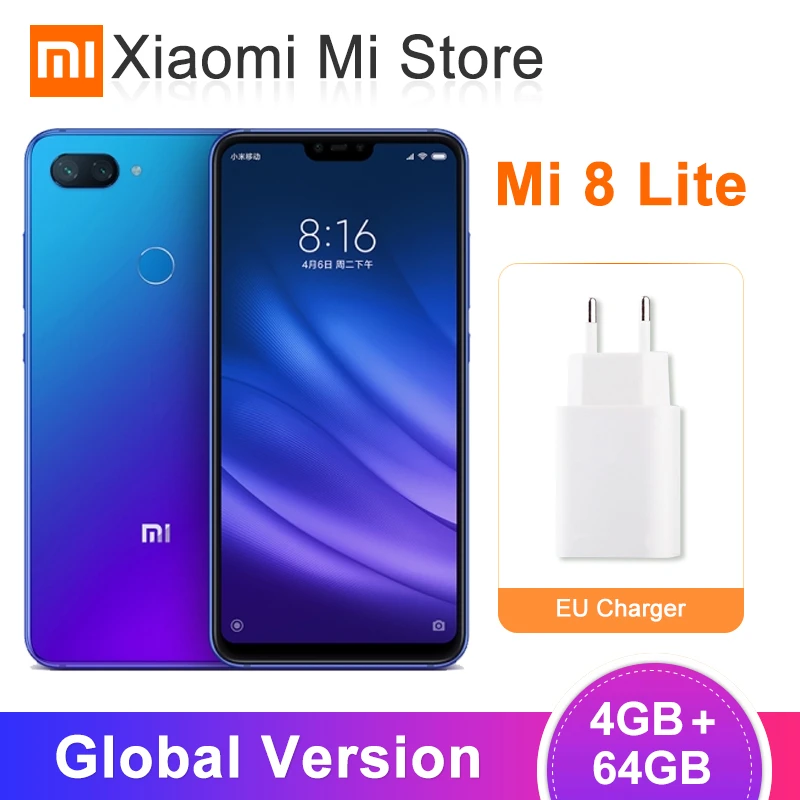 スマートフォン本体 Xiaomi Mi 8 Lite 4GB/64GB Global Buy Xiaomi Mi 8 Lite Global Version - Giztop