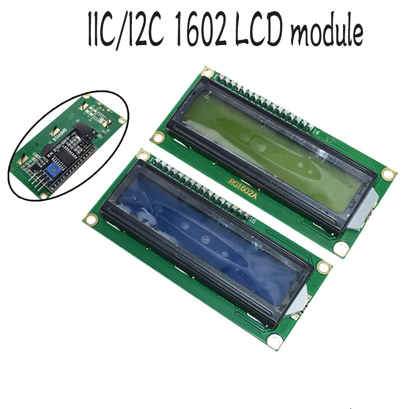 Смартфон IIC/I2C 1602 с зеленым экраном для arduino LCD UNO r3 mega2560 1 шт.|lcd module serial|module lcdmodule adapter