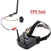 Fpv Set  1.66mm lens Starlight HDR 1200TVL fpv camera with 5.8G 40CH Dual Antennas 3 Inch FPV Goggles Video Glasses Headset HD 1