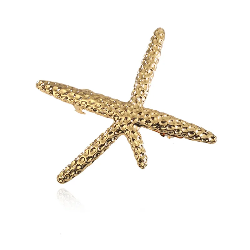

2019 Fashion Women Hair Clips Vintage Seastar Geometric Metal Hairpins For Women Hair Accessories Barrette Girl Gift