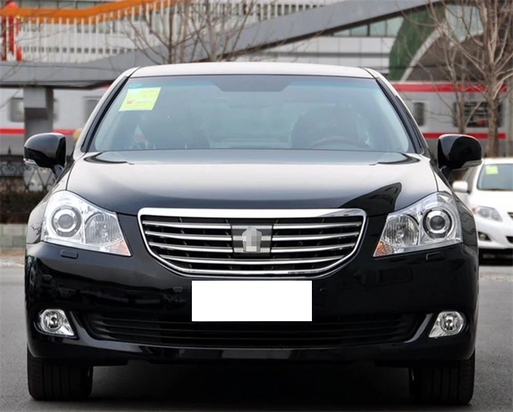 A Pair Для Toyota Crown 2010 2011 2012 фары автомобиля фары прозрачные линзы автомобильный брелок крышка - Цвет: A Pair