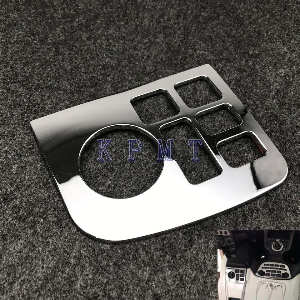 

For Honda Goldwing GL1800 GL 1800 2001-2011 2006 2007 2008 2009 left and right side fairing control decorative chrome fittings