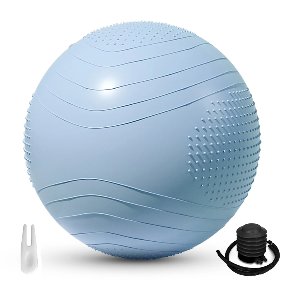 65cm Yoga Ball Fitness Balls Sports Pilates Birthing Fitball Exercise Training Workout Massage Ball Gym ball With Quick Pump