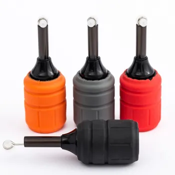 

Disposable Silicone Cartridge Adjustable Tattoo Grip 31MM Adjustable Tattoo Tube for Cartridge Needle with Needles Bars