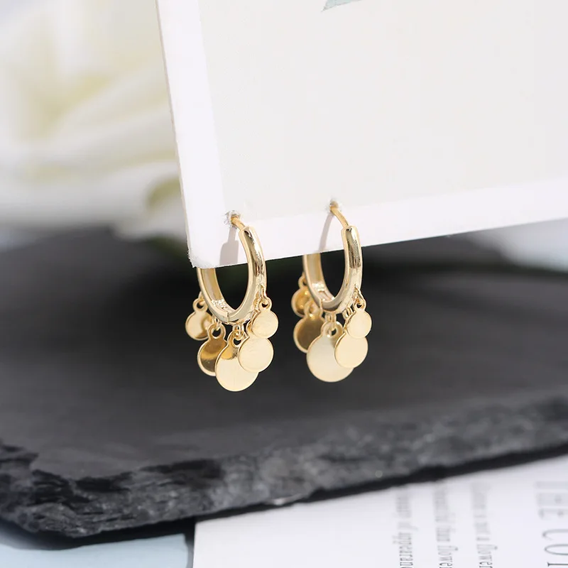 Gioielli Aurum - Orecchini A Cerchio Sottili In Argento Sterling - Foto 6