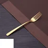 Gold Cutlery Knives Sets Fork Knife Spoon Wedding Tableware Dinner Set Kitchen Service Gold Spoon Set Silverware fork spoon ► Photo 3/6