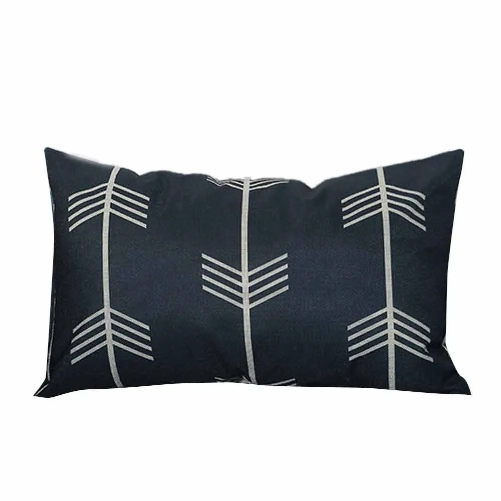 pillow case Polyester pillow case 30cm*50cm Super soft Geometry Rectangle Throw Pillow Case Pillowcase W1209
