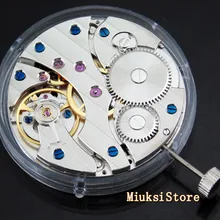 Механические часы Parnis movement 17 Jewels Asia 6497 с ручным заводом, подходят для мужских механических часов