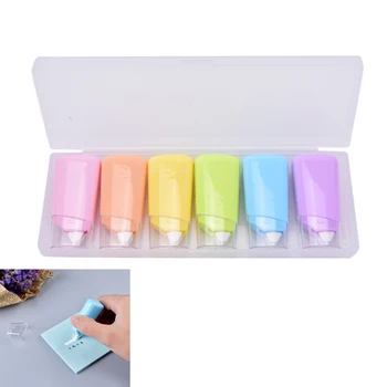

6PCS/SET Cute Correction Tape Roller Material Escolar Kawaii Stationery Office School Supplies Papelaria