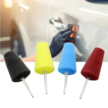 

8pcs Polishing Sponge Auto Clean Tool Foam Car Pad Round Shank Ultra Fine Buffing Random Color Accessories Wheel Cone